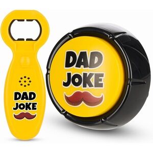 Dad Joke Button and Opener Set